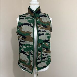 Camouflage Puffer Vest